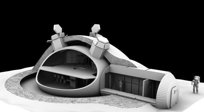 3D Printed Model of Habitat