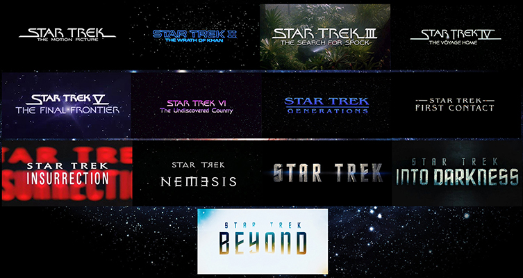 Star Trek Movies Through the Years