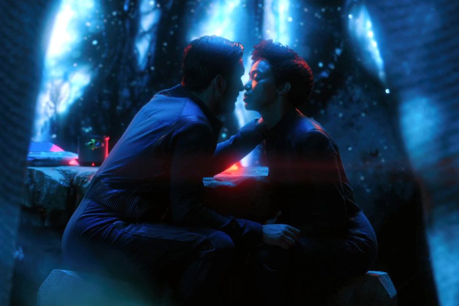 Ash and Michael Kiss