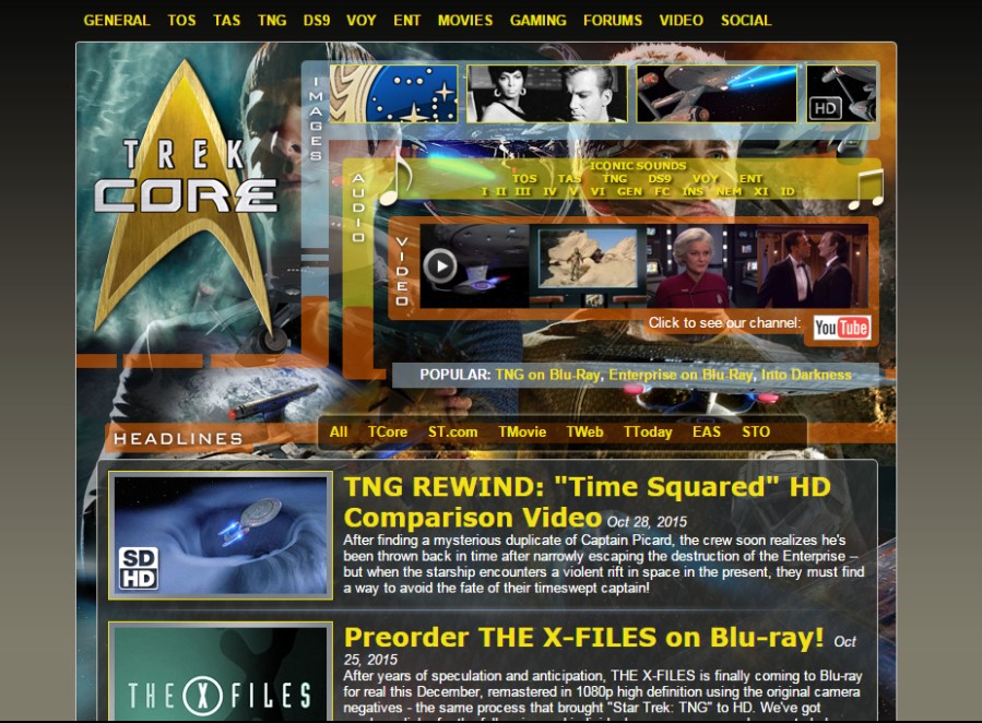 TrekCore Screenshot