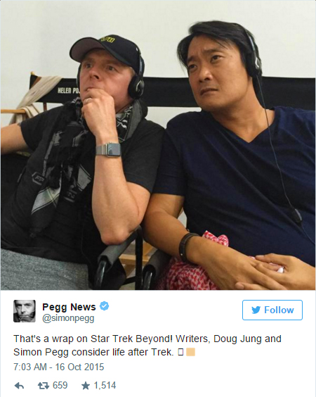Simon Pegg - STB Wraps
