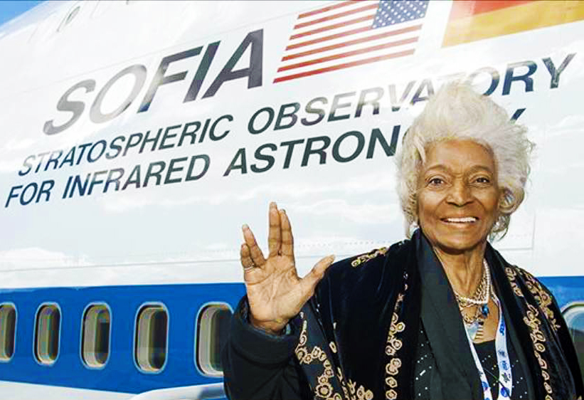 Nichelle Boarding Her NASA Mission