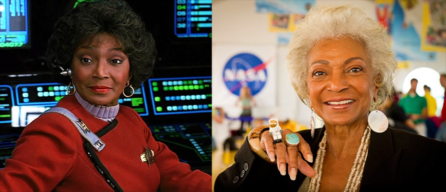 Uhura and Nichelle