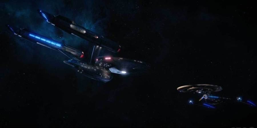 Disco S1E15 Enterprise and Discovery Meet