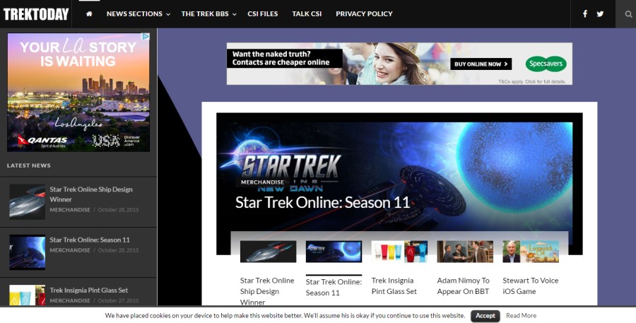 TrekToday Screenshot